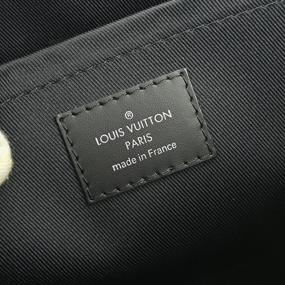 Louis Vuitton Discovery Pochette Monogram Eclipse Canvas, BLACK, CANVAS, Clutche & pouche