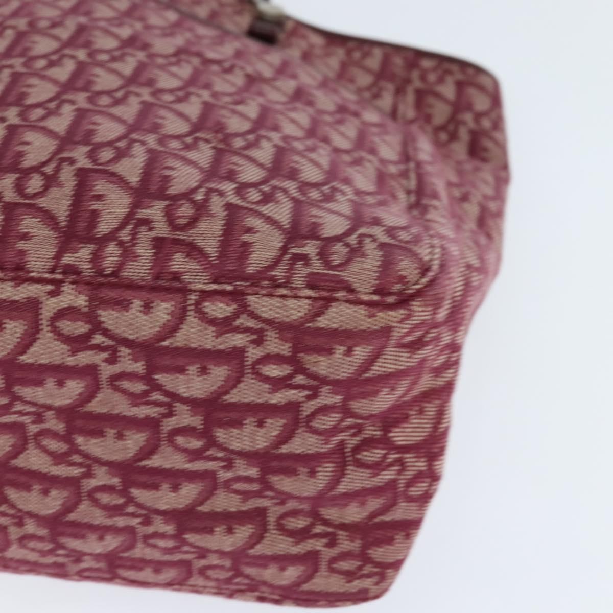 Christian Dior Trotteur Tote Bag Canvas, RED, CANVAS, Tote bag