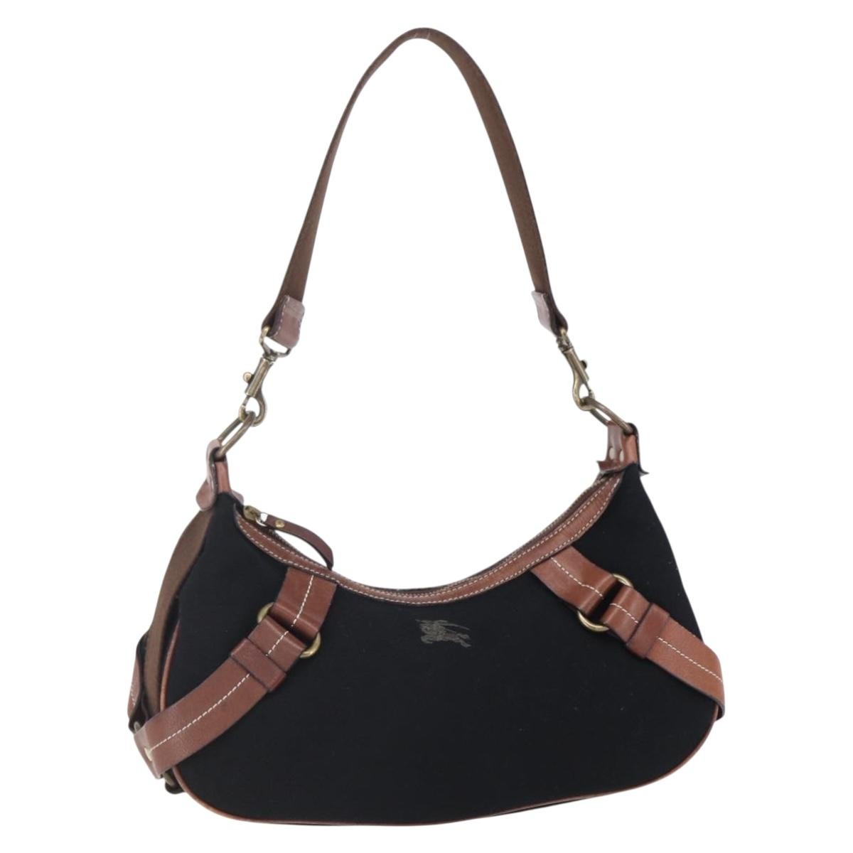 Burberry Blue Label shoulder bag Wool, BLACK, WOOL, Shoulder bag