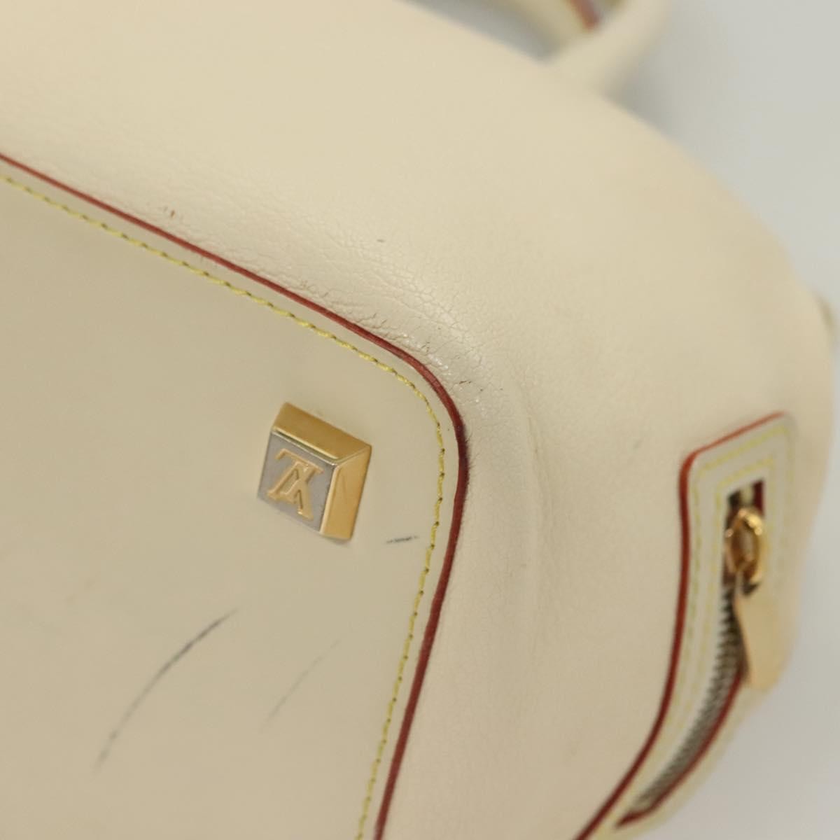 Louis Vuitton Suhali L'Ingenieux Handbag Leather, WHITE, LEATHER, Handbag