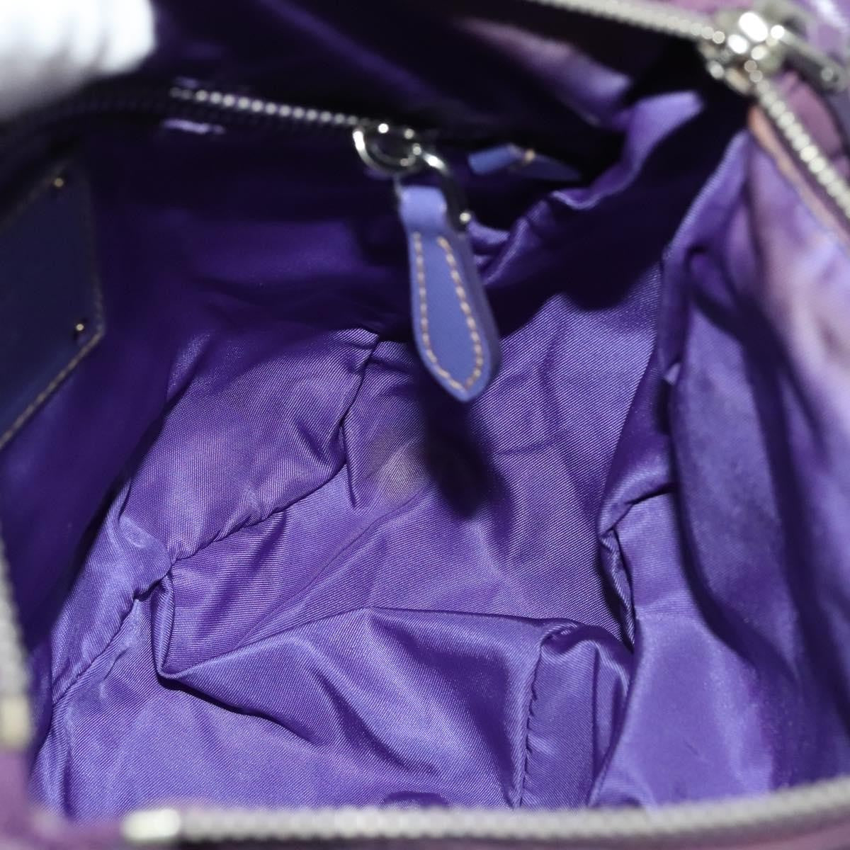 Prada Double Buckle Flap Camera Bag Tessuto, PURPLE, NYLON, Shoulder bag