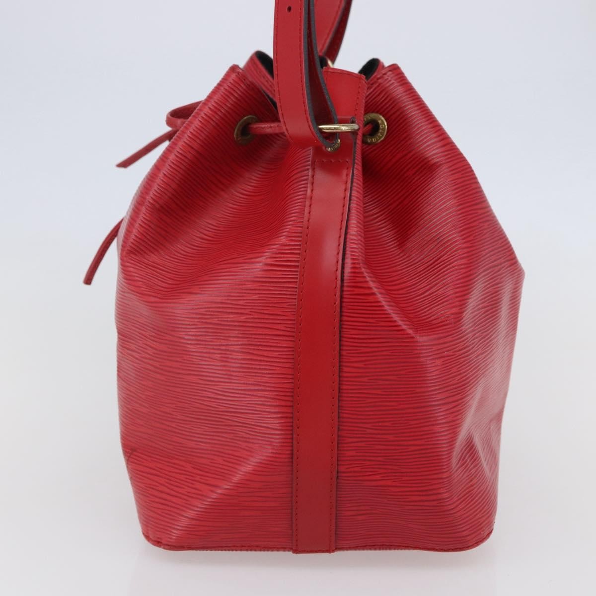 Louis Vuitton Petit Noe Handbag Epi Leather, RED, LEATHER, Handbag