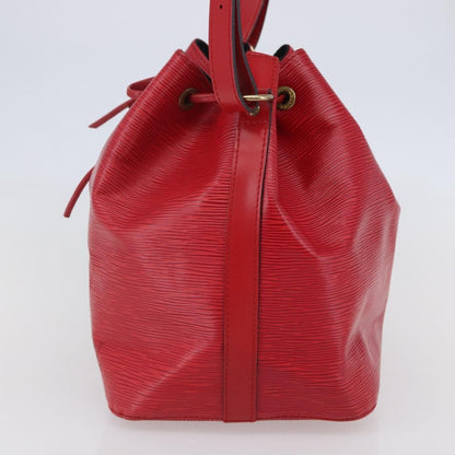 Louis Vuitton Petit Noe Handbag Epi Leather, RED, LEATHER, Handbag
