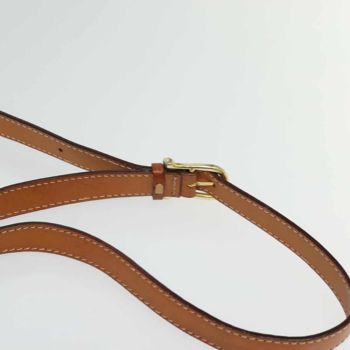 Celine Macadam Shoulder Bag PVC Leather, BROWN, CANVAS, Shoulder bag