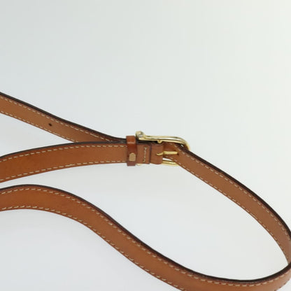 Celine Macadam Shoulder Bag PVC Leather, BROWN, CANVAS, Shoulder bag