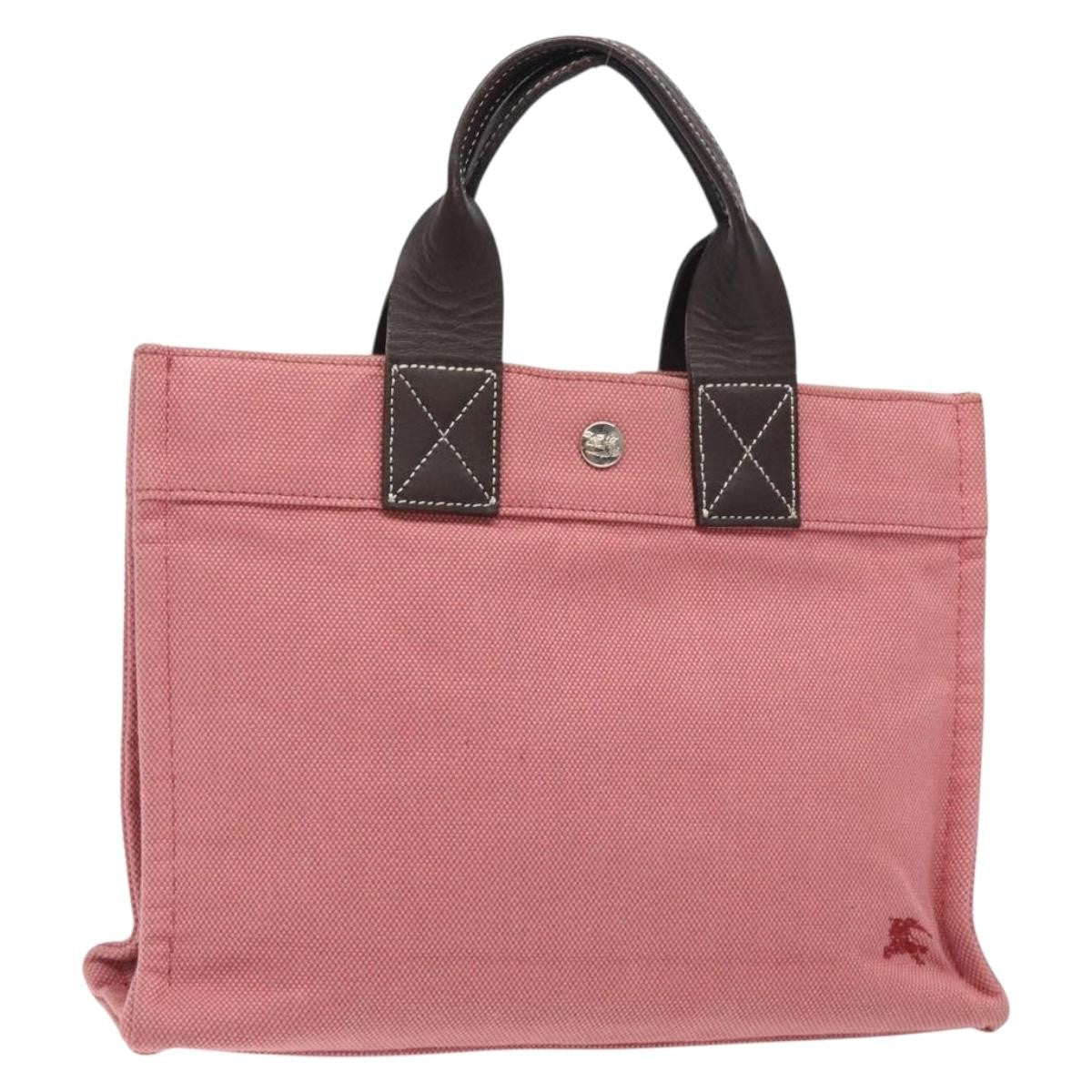 Burberry Blue Label Handbag Canvas, PINK, CANVAS, Handbag