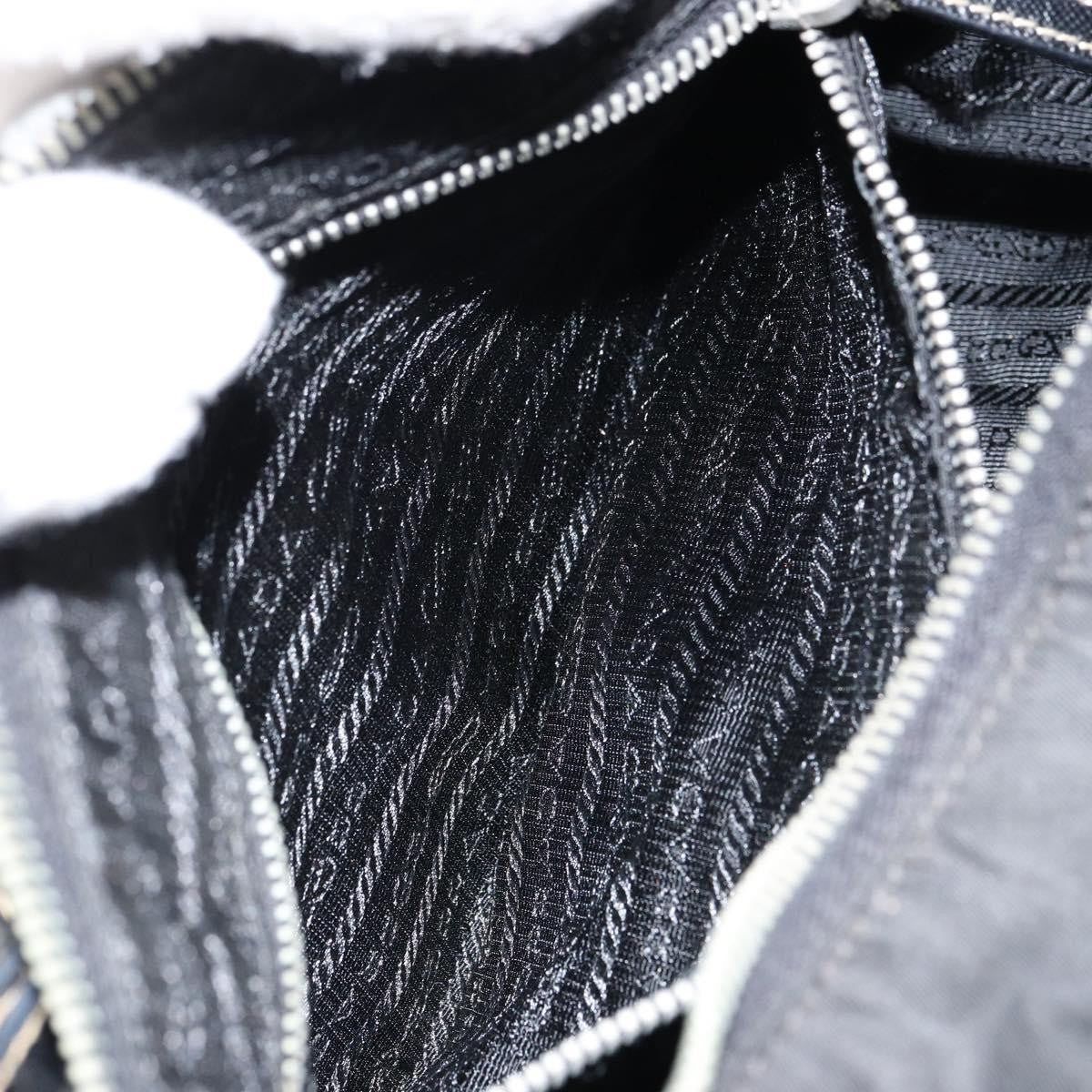 Prada Vintage Shoulder Bag Tessuto, BLACK, NYLON, Shoulder bag