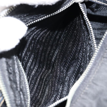 Prada Vintage Shoulder Bag Tessuto, BLACK, NYLON, Shoulder bag