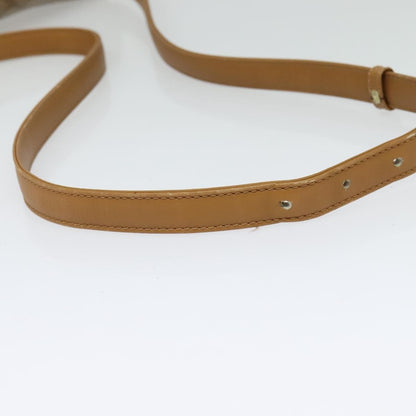 Celine Macadam Shoulder Bag PVC Leather, BEIGE, CANVAS, Shoulder bag