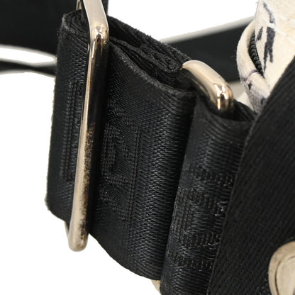 Chanel Airlines Shoulder Bag Canvas, WHITE, CANVAS, Shoulder bag