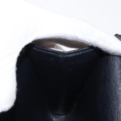 Christian Dior Vintage CD Chain Flap Shoulder Bag Diorissimo Canvas, NAVY, CANVAS, Shoulder bag