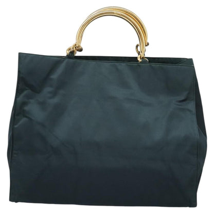 Prada Metal Handles Tote Tessuto, KHAKI, NYLON, Tote bag