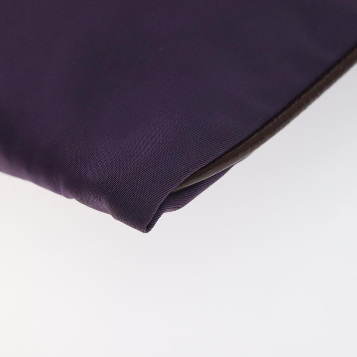 Prada Zip Pouch Tessuto, PURPLE, NYLON, Clutche & pouche