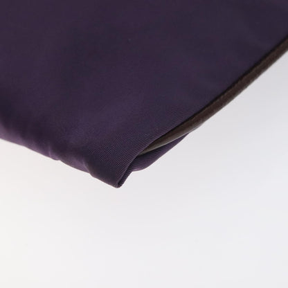 Prada Zip Pouch Tessuto, PURPLE, NYLON, Clutche & pouche