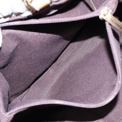 Salvatore Ferragamo Convertible Bow Satchel Nylon, BEIGE, NYLON, Handbag