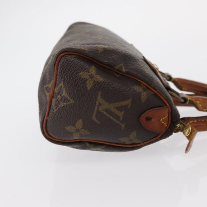 Louis Vuitton Speedy Mini HL Handbag Monogram Canvas, BROWN, CANVAS, Handbag