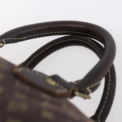 Louis Vuitton Speedy Handbag Mini Lin, BROWN, CANVAS, Handbag