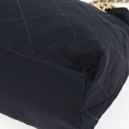 Prada Re-Edition 1995 Chain Tote Quilted Re-Nylon, NAVY, NYLON, Shoulder bag