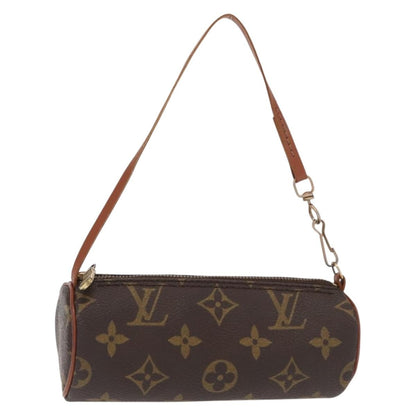 Louis Vuitton Papillon Pochette Monogram Canvas, BROWN, CANVAS, Clutche & pouche