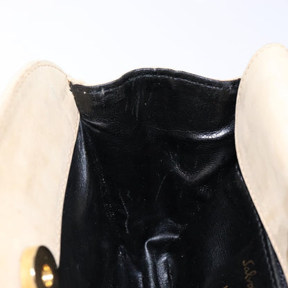 Salvatore Ferragamo Vintage Handbag Suede, BEIGE, SUEDE, Handbag