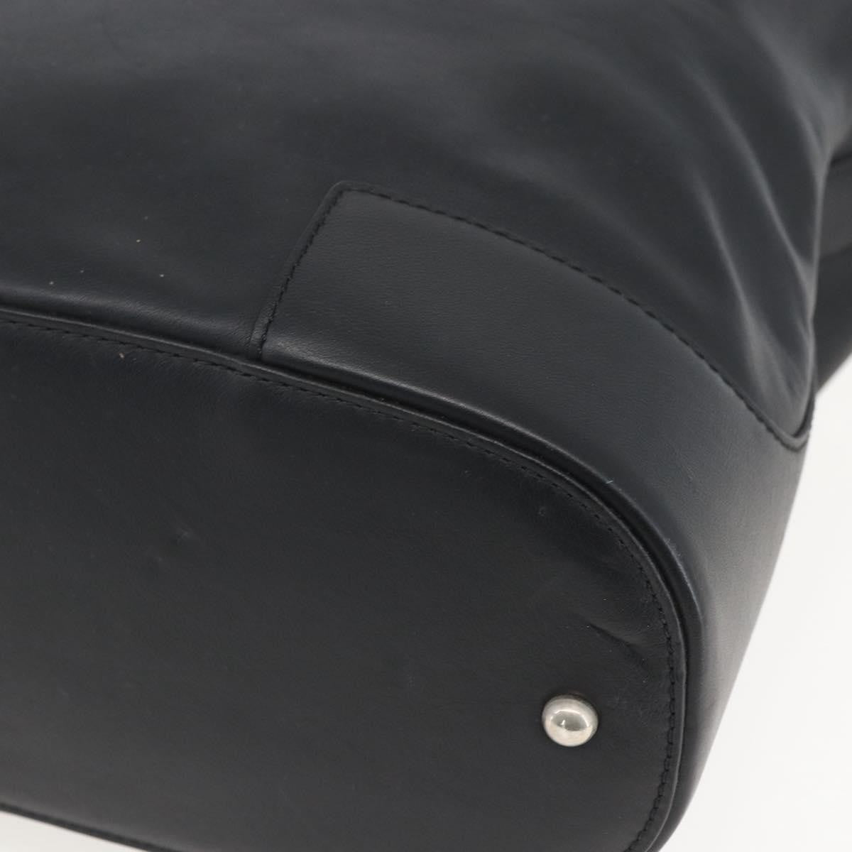 Loewe Vintage Shoulder Bag Leather, BLACK, LEATHER, Shoulder bag