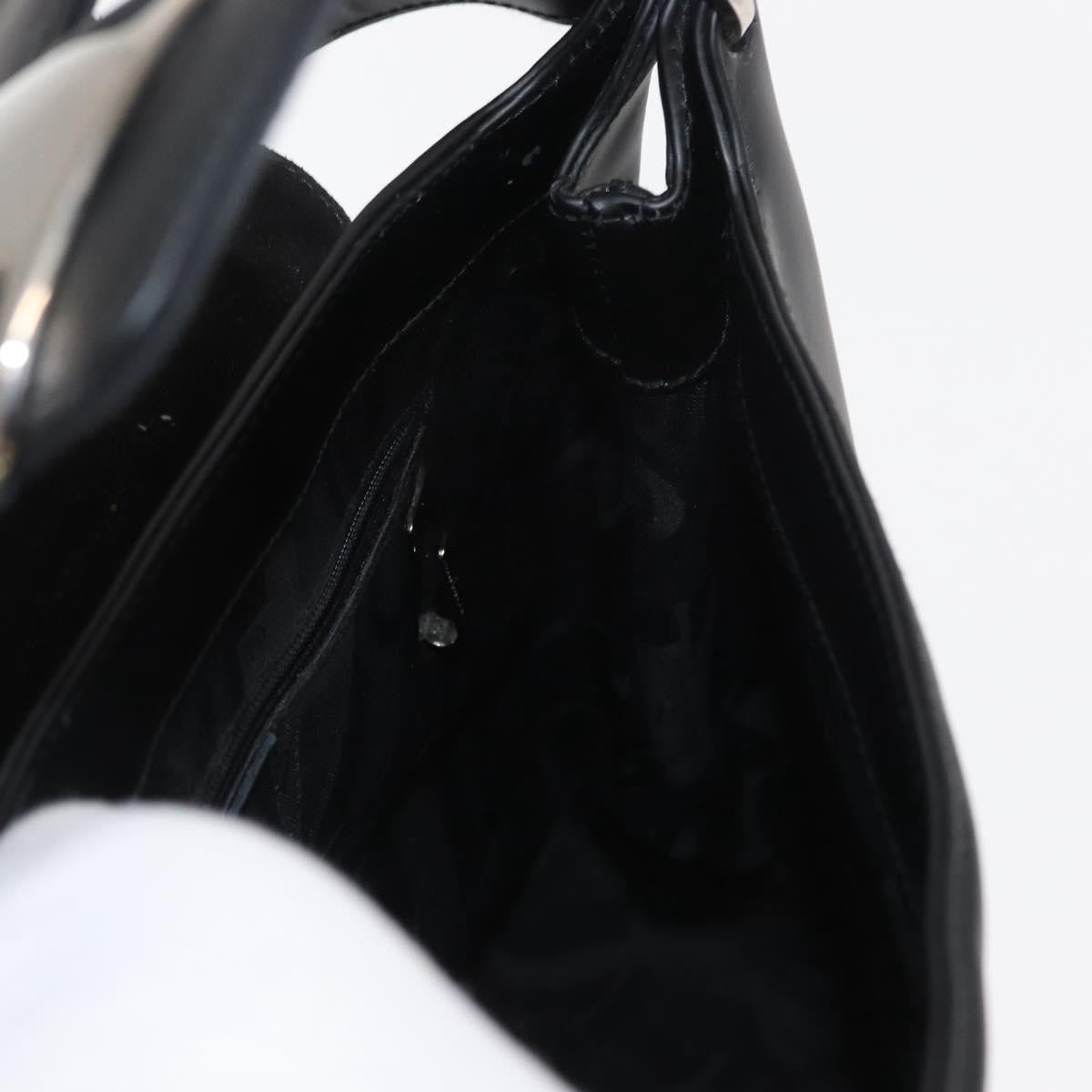 Salvatore Ferragamo Vala Shoulder Bag Leather, BLACK, LEATHER, Shoulder bag