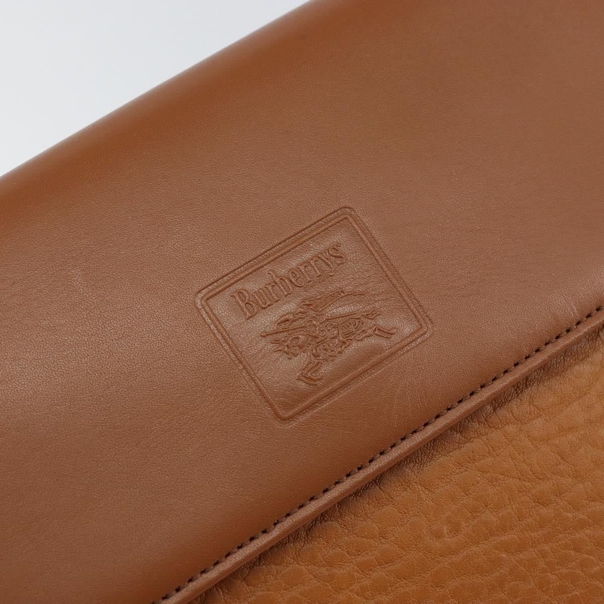 Burberry Vintage Shoulder Bag Leather, BROWN, LEATHER, Shoulder bag