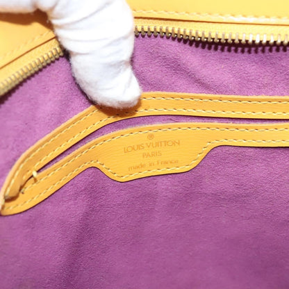 Louis Vuitton Saint Jacques Handbag Epi Leather, YELLOW, LEATHER, Handbag