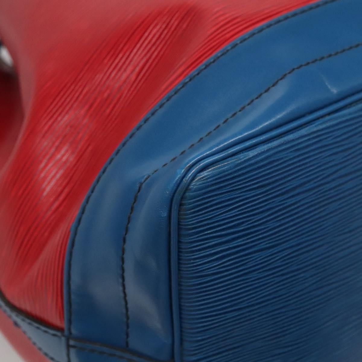 Louis Vuitton Bicolor Noe Handbag Epi Leather, RED, LEATHER, Handbag