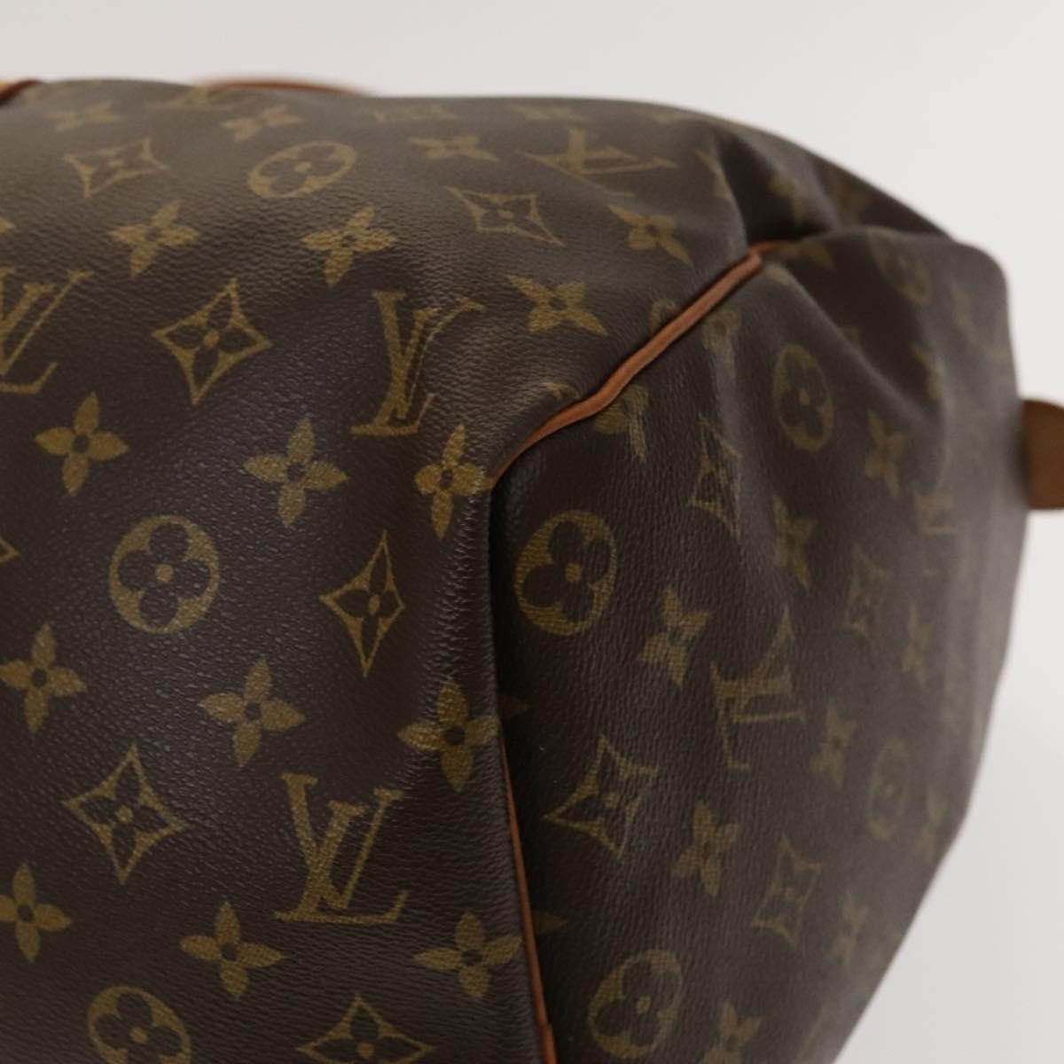 Louis Vuitton Keepall Bag Monogram Canvas, BROWN, CANVAS, Travel bag