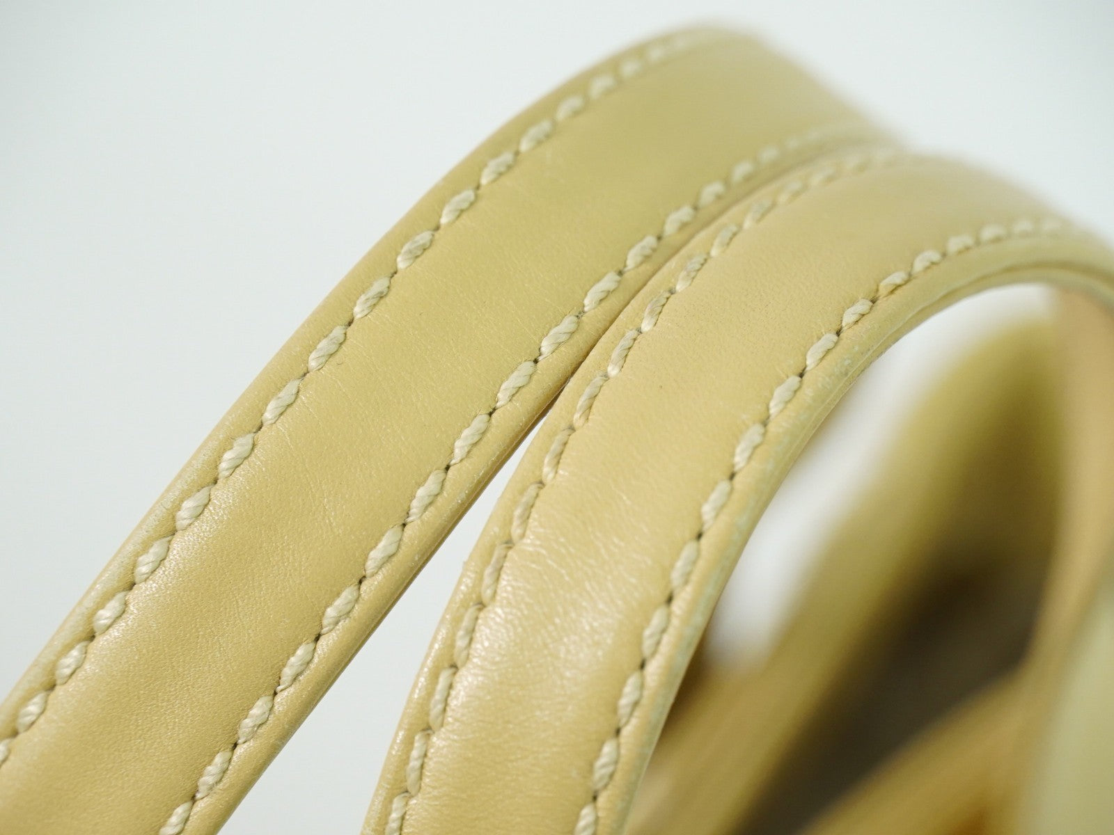 Chanel Surpique Tote Quilted Leather, BEIGE, LEATHER, Handbag