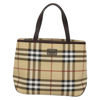 Burberry Nova Check Handbag Nova Check Canvas, BEIGE, CANVAS, Handbag