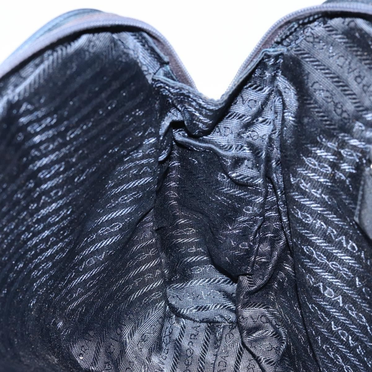 Prada Zip Around Tote Tessuto, NAVY, NYLON, Handbag