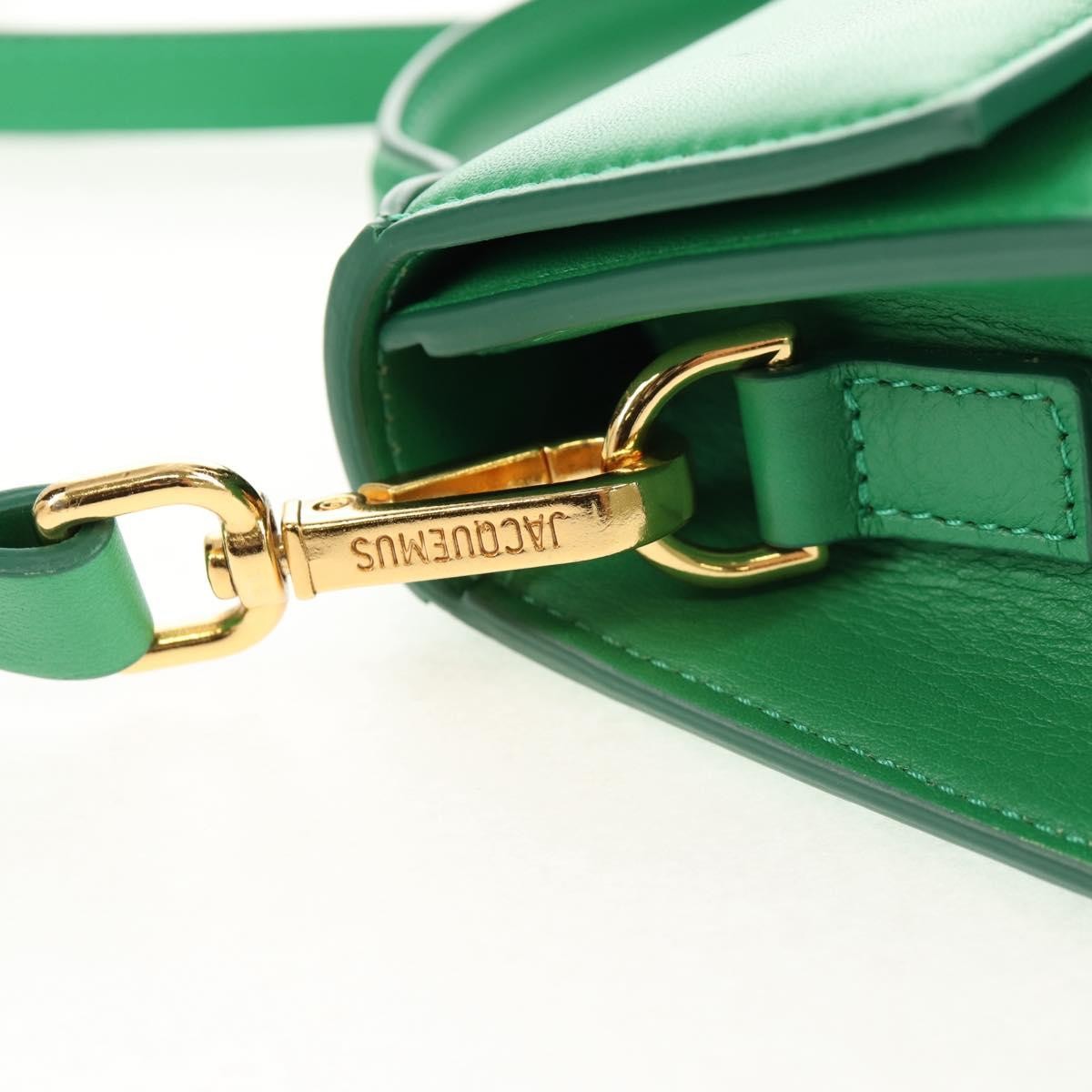 Jacquemus Le Bambinou Flap Bag Leather, GREEN, LEATHER, Handbag
