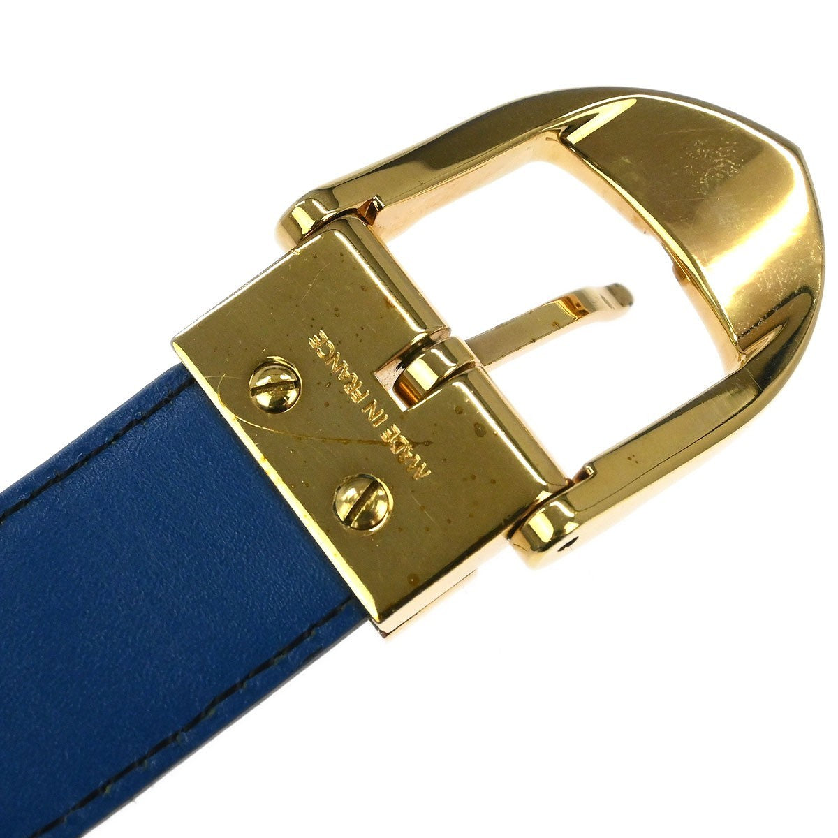 Louis Vuitton Classique Belt Epi Leather, BLUE, LEATHER, Belts