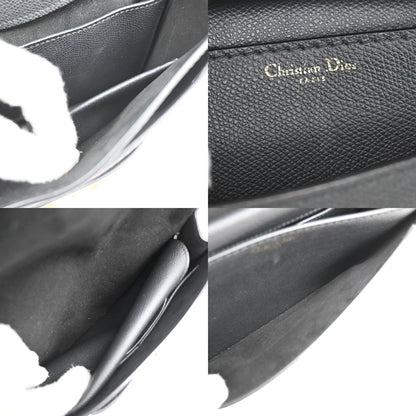 Christian Dior J'Adior Flap Bag Leather, Black, Leather, Shoulder Bag