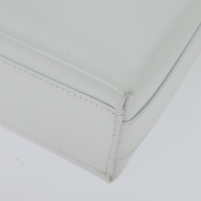 Salvatore Ferragamo Vala Shoulder Bag Leather, WHITE, LEATHER, Shoulder bag