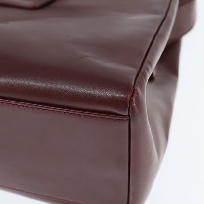 cartier Must de Cartier Shoulder Bag Leather, BURGUNDY, LEATHER, Shoulder bag