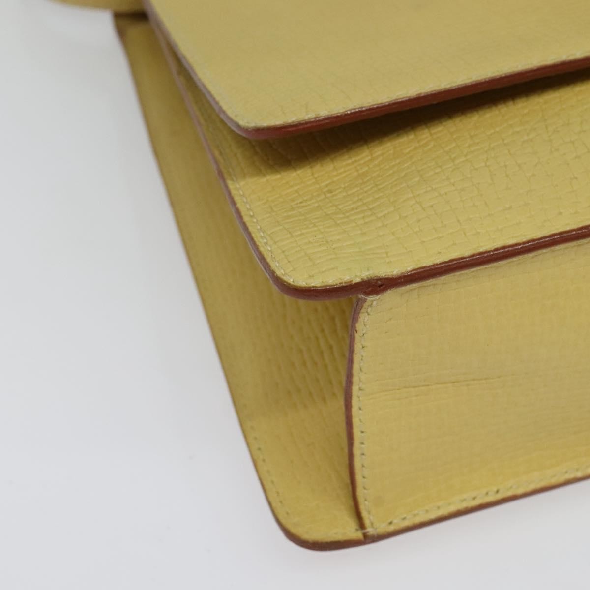 Loewe Barcelona Shoulder Bag Leather, YELLOW, LEATHER, Shoulder bag