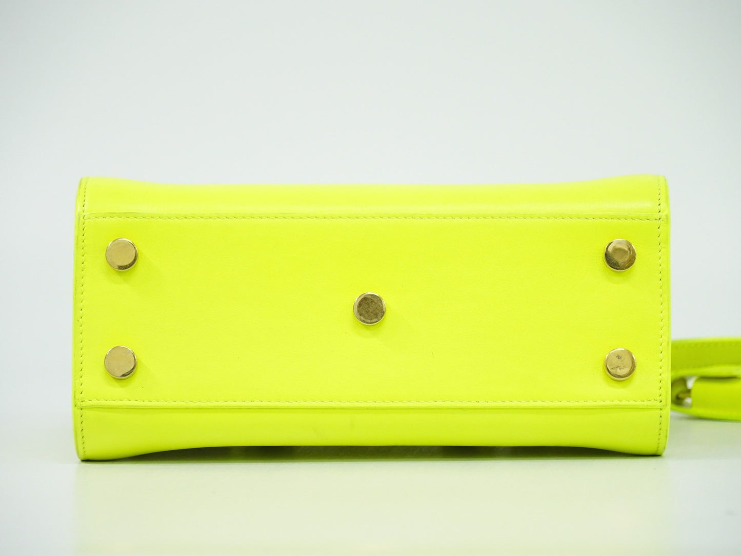 Saint Laurent Sac de Jour NM Bag Leather, YELLOW, LEATHER, Handbag