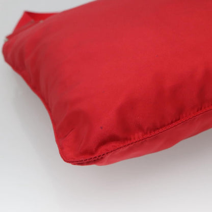 Prada Flat Messenger Bag Tessuto, Red, Nylon, Shoulder Bag