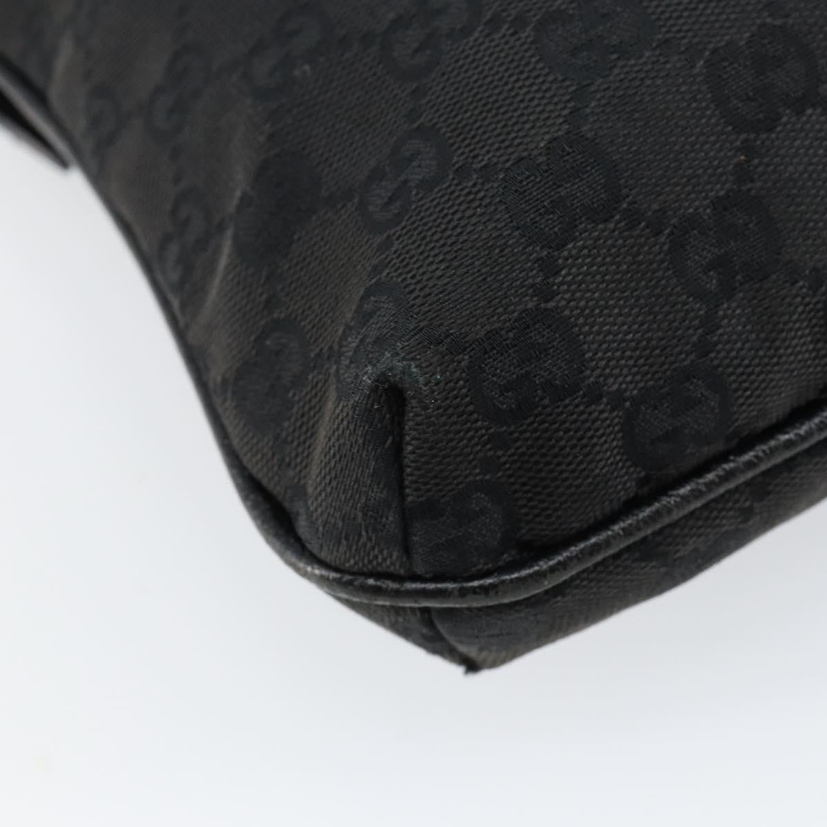 Gucci Vintage Shoulder Bag Monogram Canvas, BLACK, CANVAS, Shoulder bag