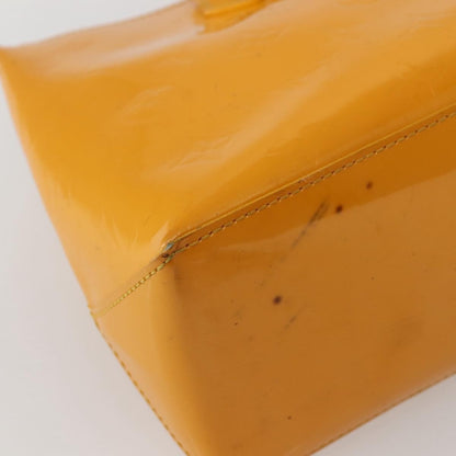 Louis Vuitton Wilshire Handbag Monogram Vernis, YELLOW, PATENT_LEATHER, Handbag