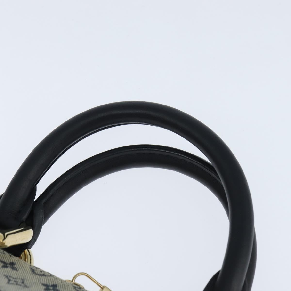 Louis Vuitton Alma Handbag Mini Lin, BLUE, CANVAS, Handbag