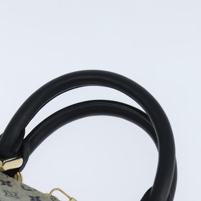 Louis Vuitton Alma Handbag Mini Lin, BLUE, CANVAS, Handbag