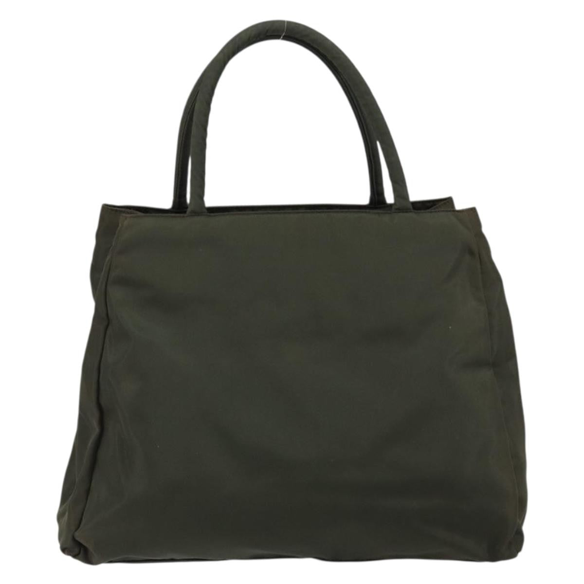 Prada Vintage Zip Tote Tessuto, KHAKI, NYLON, Tote bag