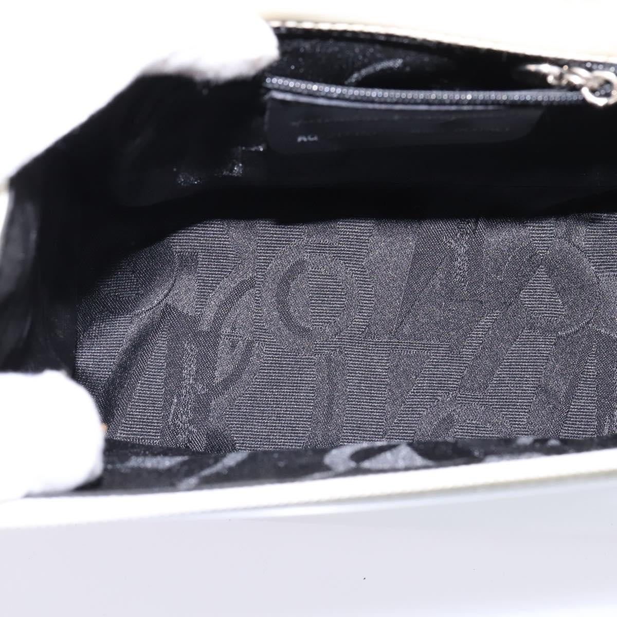 Salvatore Ferragamo Gancini handbag Patent leather, WHITE, PATENT_LEATHER, Handbag