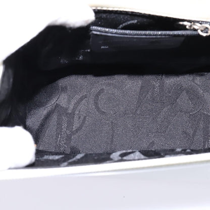 Salvatore Ferragamo Gancini handbag Patent leather, WHITE, PATENT_LEATHER, Handbag