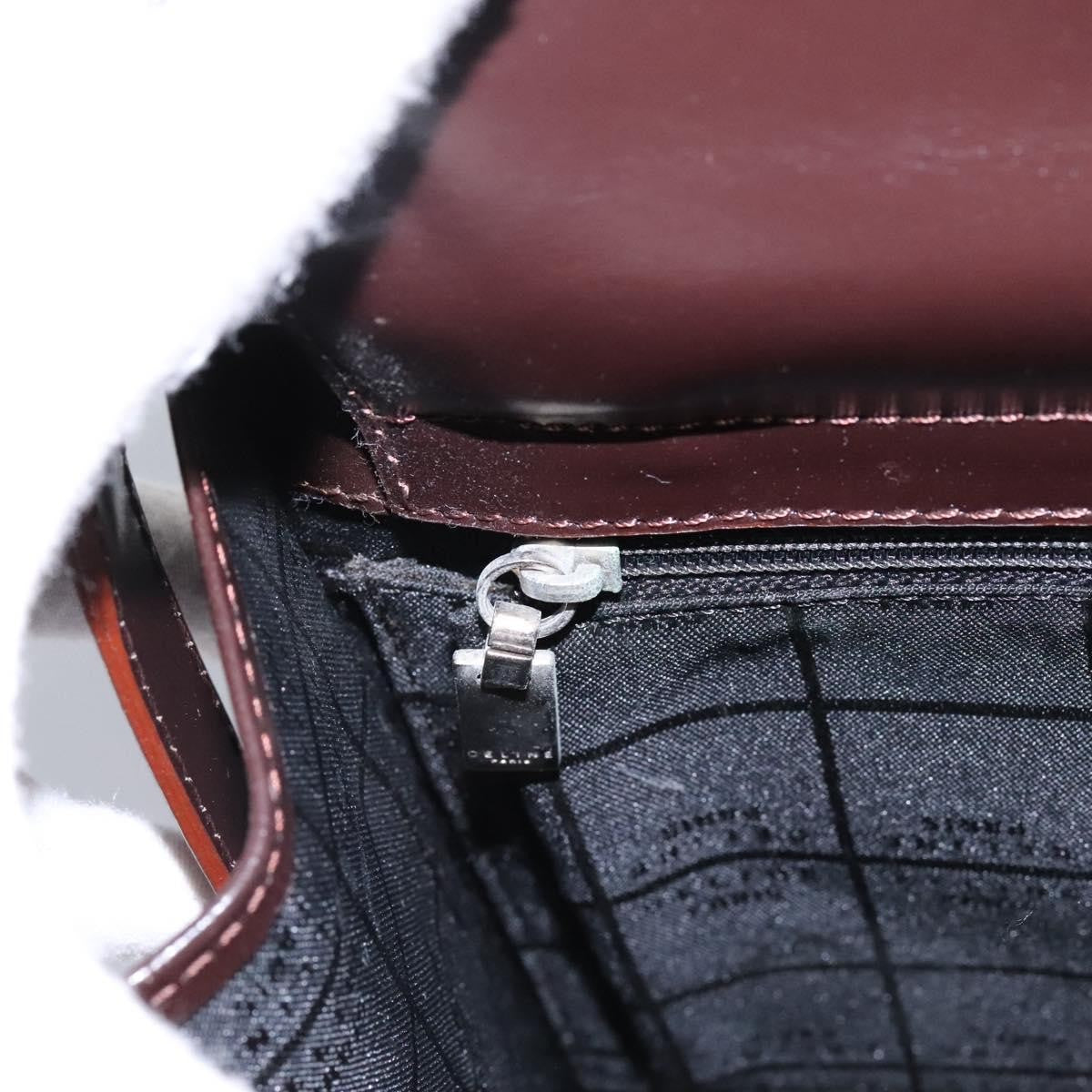 Celine Handbag Leather, BROWN, LEATHER, Handbag