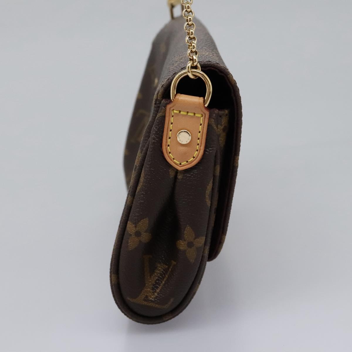 Louis Vuitton Favorite Handbag Monogram Canvas, BROWN, CANVAS, Shoulder bag